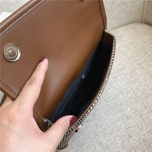 チェック柄ミニショルダーバッグ 3741-画像15-韓国ファッション通販POPREA［ポップリア］