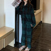 カジュアルチェック柄パジャマ 4224-画像15-韓国ファッション通販POPREA［ポップリア］