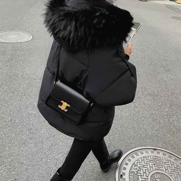 フード付きファーカラーエコダウンジャケット 4212-画像15-韓国ファッション通販POPREA［ポップリア］