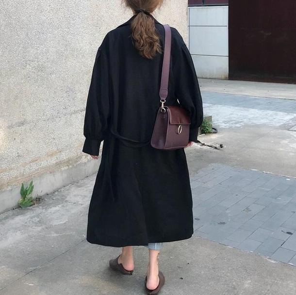 パフスリーブシングルブレストコート 3256-画像15-韓国ファッション通販POPREA［ポップリア］