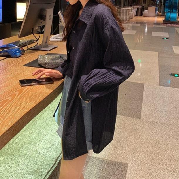 オーバーシャツ＆キャミ 3457-画像15-韓国ファッション通販POPREA［ポップリア］