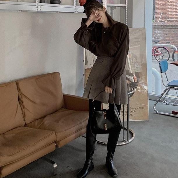 キャンディスリーブシンプルシャツ 4315-画像16-韓国ファッション通販POPREA［ポップリア］