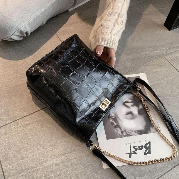 クロコパターンチェーンバッグ 3985-画像16-韓国ファッション通販POPREA［ポップリア］