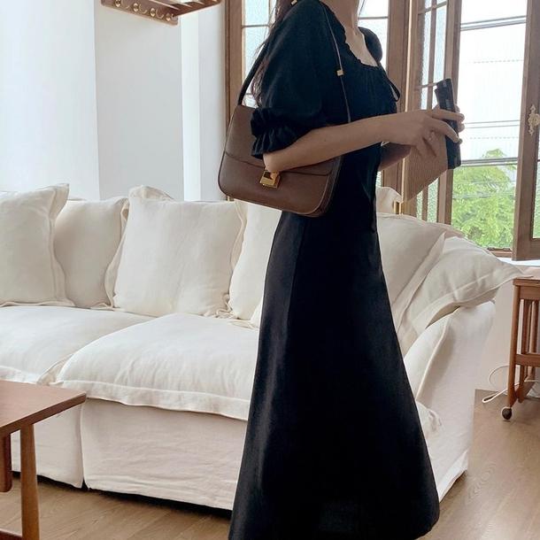 フロントギャザークラシックワンピ 4626-画像16-韓国ファッション通販POPREA［ポップリア］