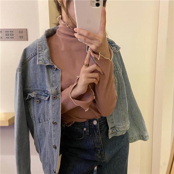 ハイネックメロートップス 4139-画像16-韓国ファッション通販POPREA［ポップリア］