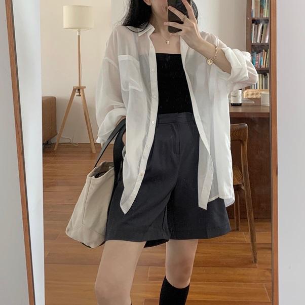 バックタイシアーブラウス 3841-画像16-韓国ファッション通販POPREA［ポップリア］