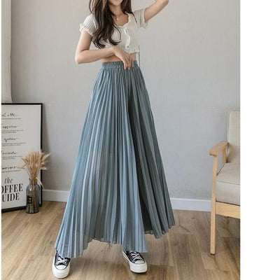 プリーツワイドパンツ 3696-画像16-韓国ファッション通販POPREA［ポップリア］