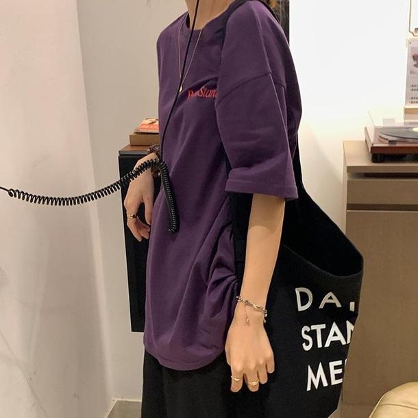 ルーズバックロゴTee 3598-画像16-韓国ファッション通販POPREA［ポップリア］