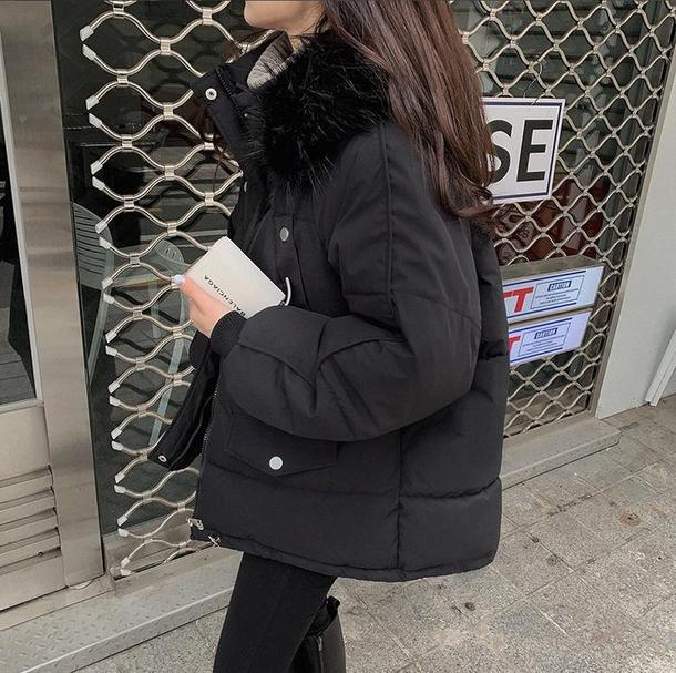 フード付きファーカラーエコダウンジャケット 4212-画像16-韓国ファッション通販POPREA［ポップリア］