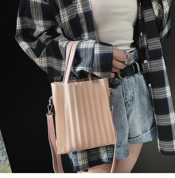 ストライプシースルークリアバッグ 3429-画像17-韓国ファッション通販POPREA［ポップリア］