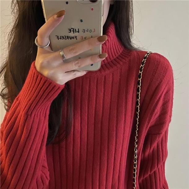 アソートハイラペルリブニット 4106-画像17-韓国ファッション通販POPREA［ポップリア］