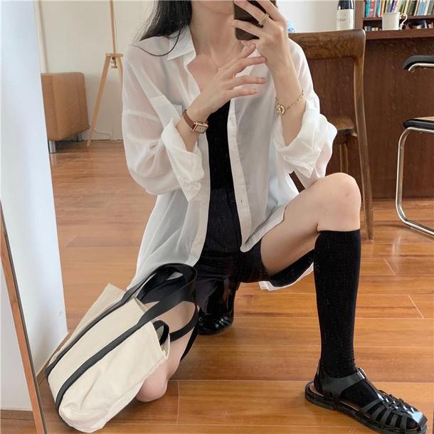 バックタイシアーブラウス 3841-画像17-韓国ファッション通販POPREA［ポップリア］