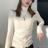 ウェーブフリルハイネックトップス 4404-画像17-韓国ファッション通販POPREA［ポップリア］