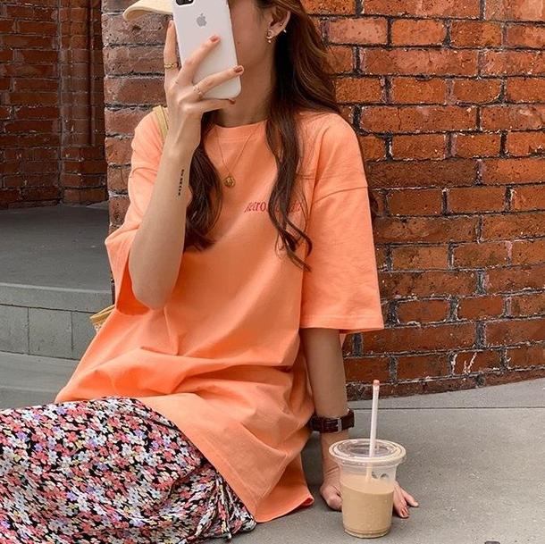 ルーズバックロゴTee 3598-画像18-韓国ファッション通販POPREA［ポップリア］