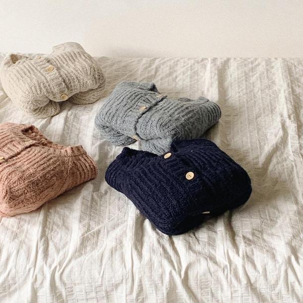 ラウンドネックウォームツイストカーディガン 4279-画像18-韓国ファッション通販POPREA［ポップリア］