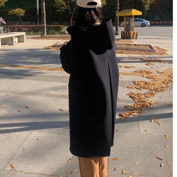 フーディウールロングコート 4068-画像18-韓国ファッション通販POPREA［ポップリア］