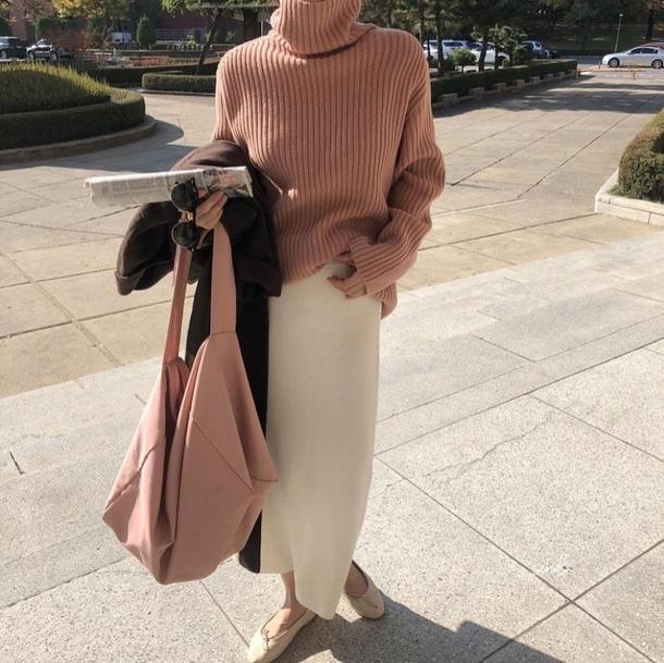 ハイネックルーズリブニット 4100-画像18-韓国ファッション通販POPREA［ポップリア］