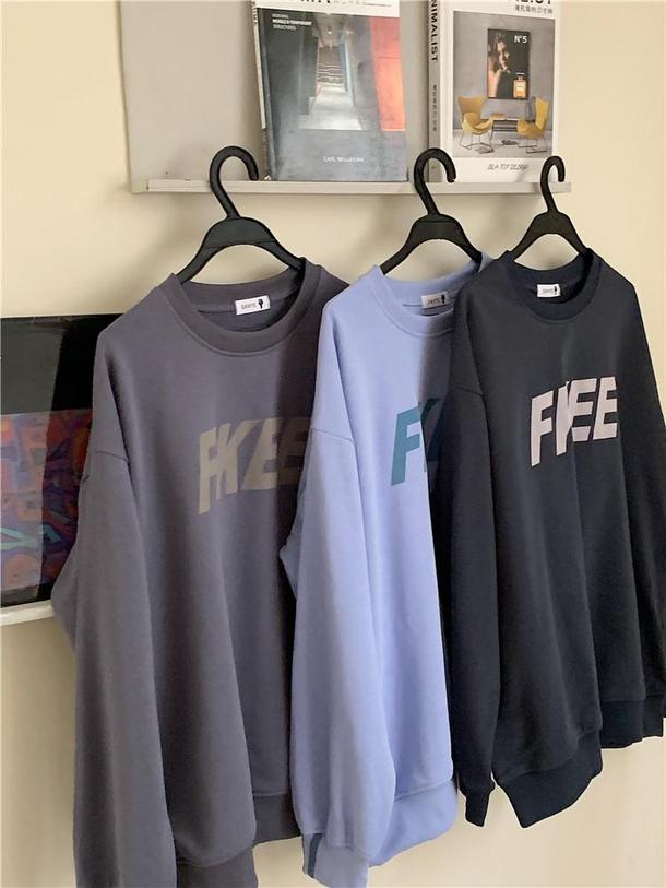 プリントラウンドネックトレーナー 3807-画像19-韓国ファッション通販POPREA［ポップリア］