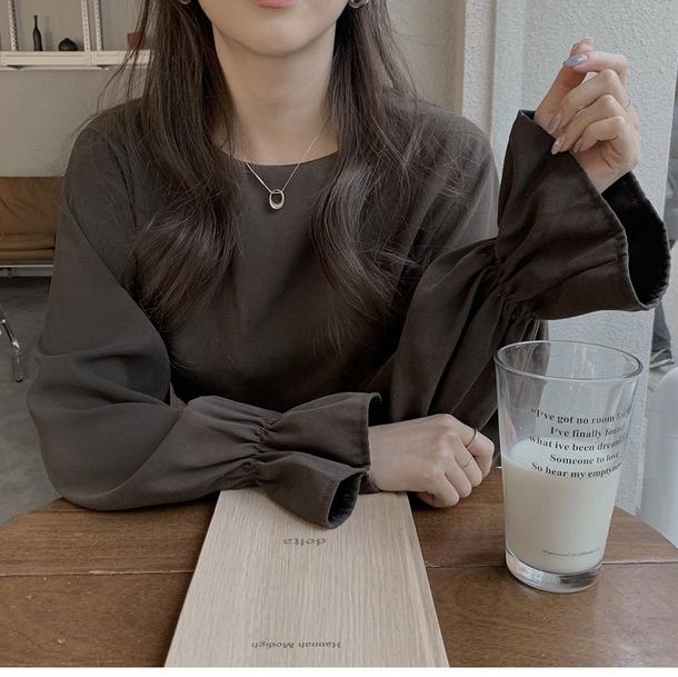 キャンディスリーブシンプルシャツ 4315-画像19-韓国ファッション通販POPREA［ポップリア］