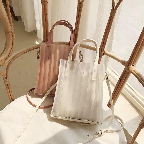 ストライプシースルークリアバッグ 3429-画像20-韓国ファッション通販POPREA［ポップリア］