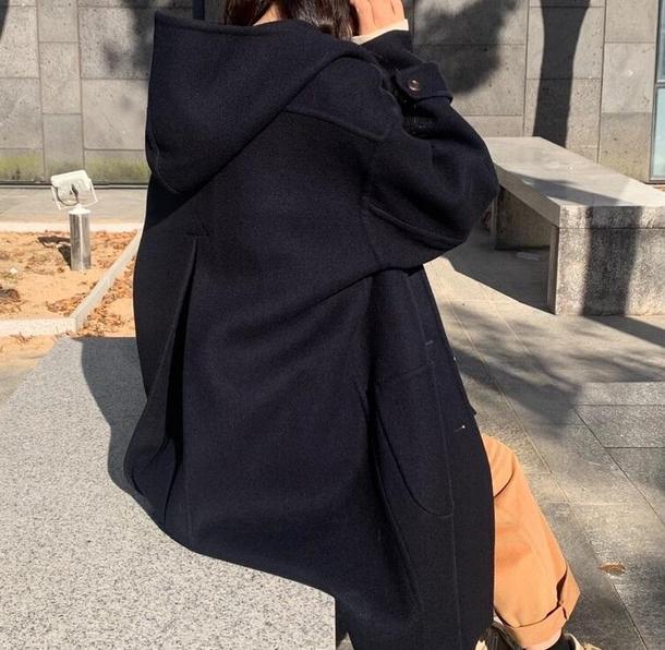 フーディウールロングコート 4068-画像21-韓国ファッション通販POPREA［ポップリア］