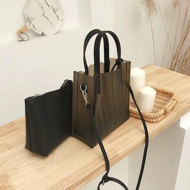 ストライプシースルークリアバッグ 3429-画像21-韓国ファッション通販POPREA［ポップリア］