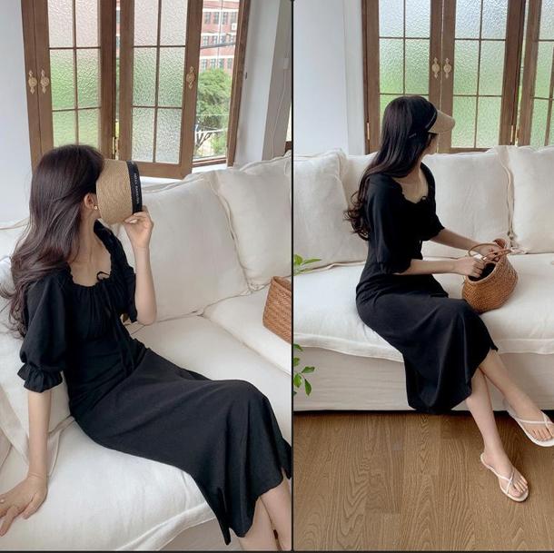 フロントギャザークラシックワンピ 4626-画像22-韓国ファッション通販POPREA［ポップリア］