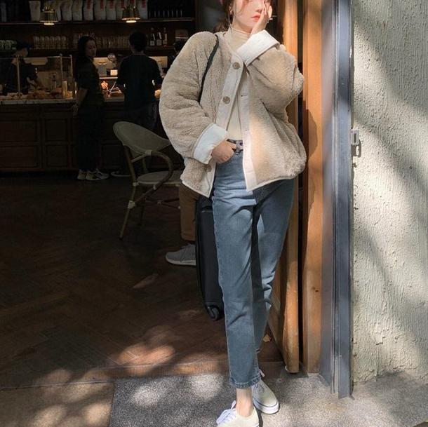 リバーシブルキルティングボアジャケット 3996-画像23-韓国ファッション通販POPREA［ポップリア］