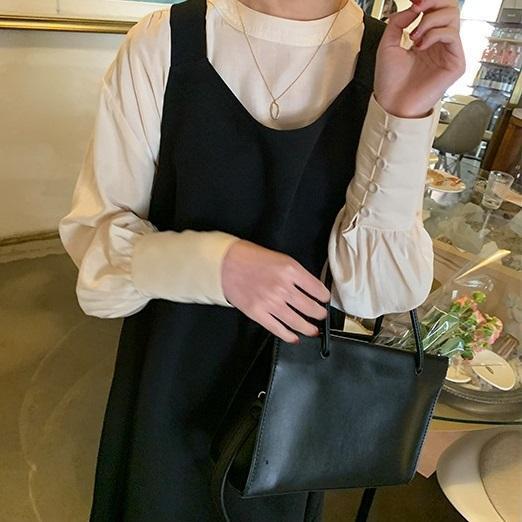 バックリボンジャンスカ 3341-画像2-韓国ファッション通販POPREA［ポップリア］