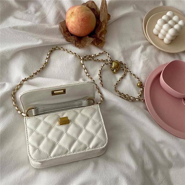 ゴールドチェーンショルダーバッグ 3914-画像2-韓国ファッション通販POPREA［ポップリア］