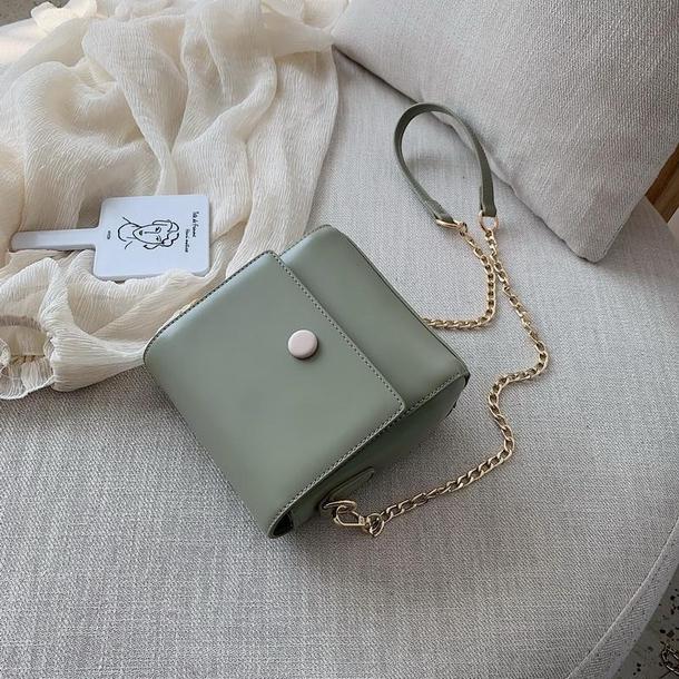 オールマッチシンプルショルダーバッグ 4371-画像2-韓国ファッション通販POPREA［ポップリア］