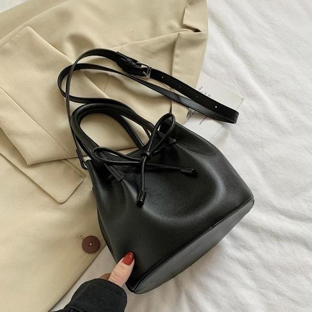 エコレザーリボンショルダーバッグ 3778-画像2-韓国ファッション通販POPREA［ポップリア］