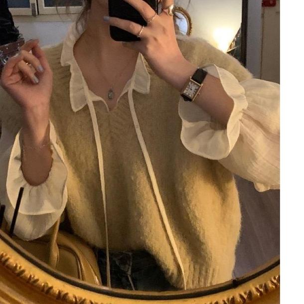 ニットベストセット 4262-画像2-韓国ファッション通販POPREA［ポップリア］