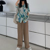 シンプルタック入りワイドパンツ 3674-画像3-韓国ファッション通販POPREA［ポップリア］