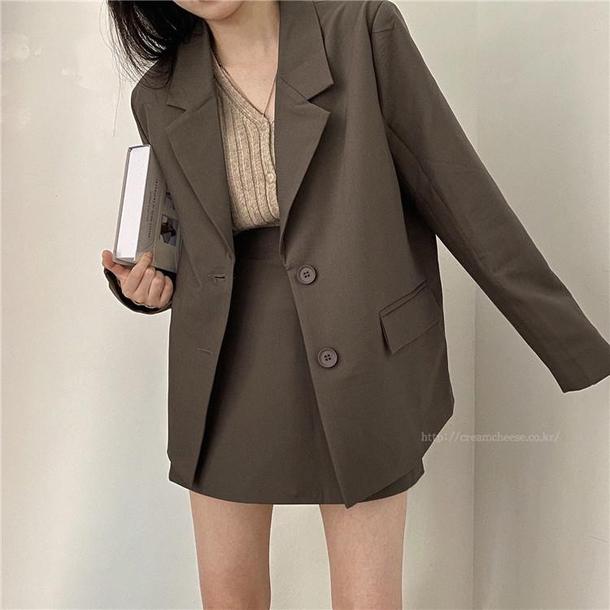 ショートスカートセットアップ 3919-画像3-韓国ファッション通販POPREA［ポップリア］