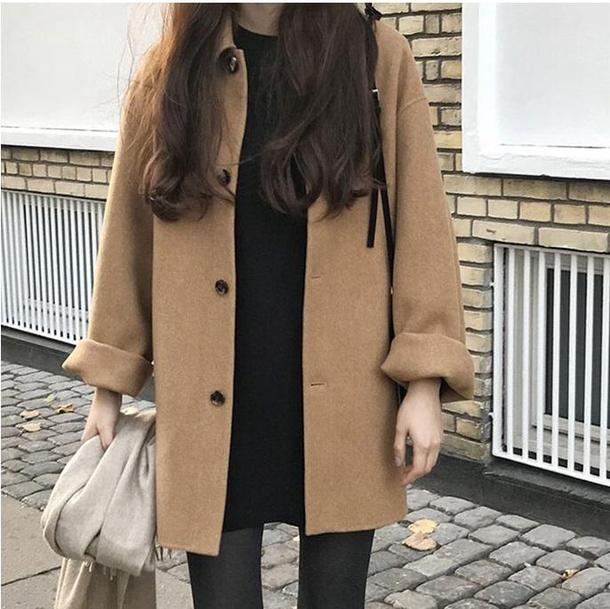 ナチュラルステンカラーコート 4036-画像3-韓国ファッション通販POPREA［ポップリア］