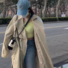 オーバートレンチカジュアルコート 3854-画像3-韓国ファッション通販POPREA［ポップリア］