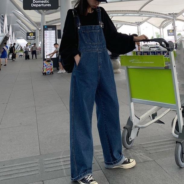 デニムオーバーオール 3166-画像3-韓国ファッション通販POPREA［ポップリア］