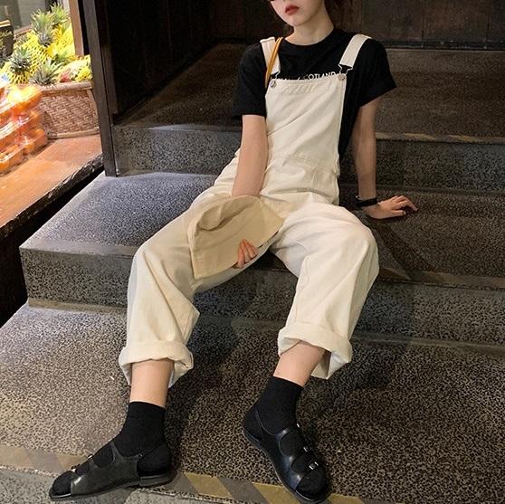 ナチュラルデニムサロペット 3516-画像3-韓国ファッション通販POPREA［ポップリア］