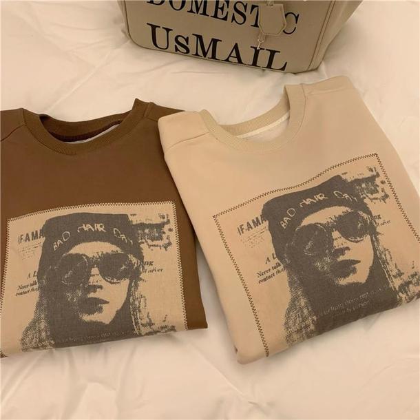 クールプリントスウエット 3982-画像3-韓国ファッション通販POPREA［ポップリア］