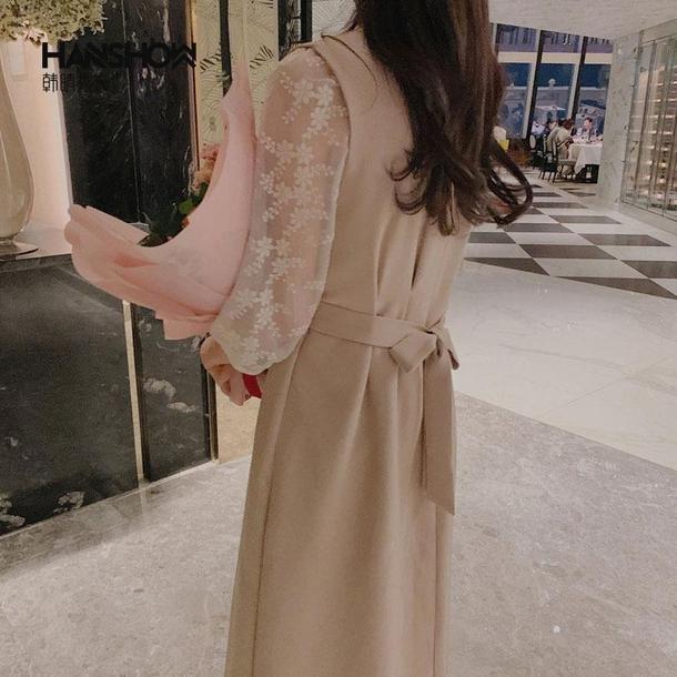 レースウエストマークワンピースセット 3194-画像4-韓国ファッション通販POPREA［ポップリア］