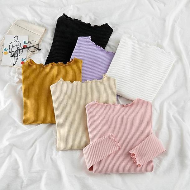 メロウリブトップス 3291-画像4-韓国ファッション通販POPREA［ポップリア］