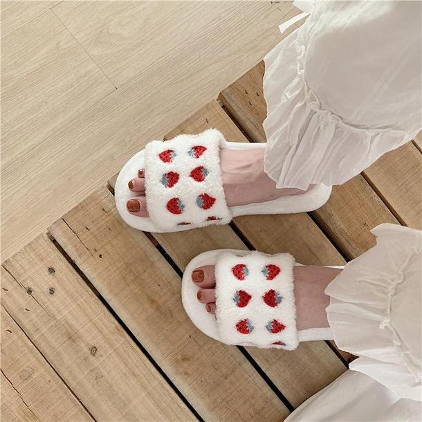 モコモコフルーツスリッパ 3486-画像4-韓国ファッション通販POPREA［ポップリア］