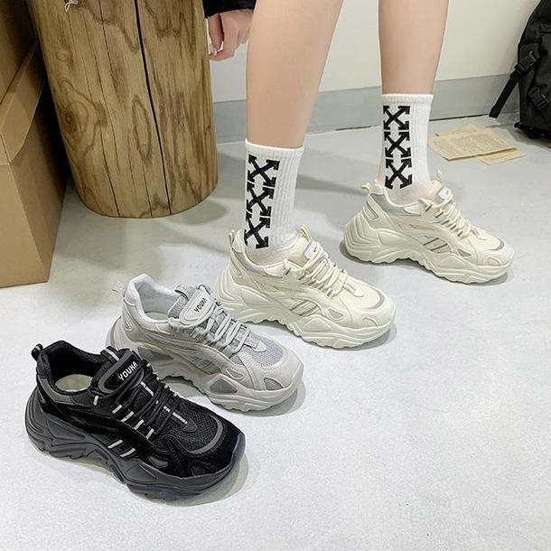 厚底トレンドスニーカー 4325-画像4-韓国ファッション通販POPREA［ポップリア］