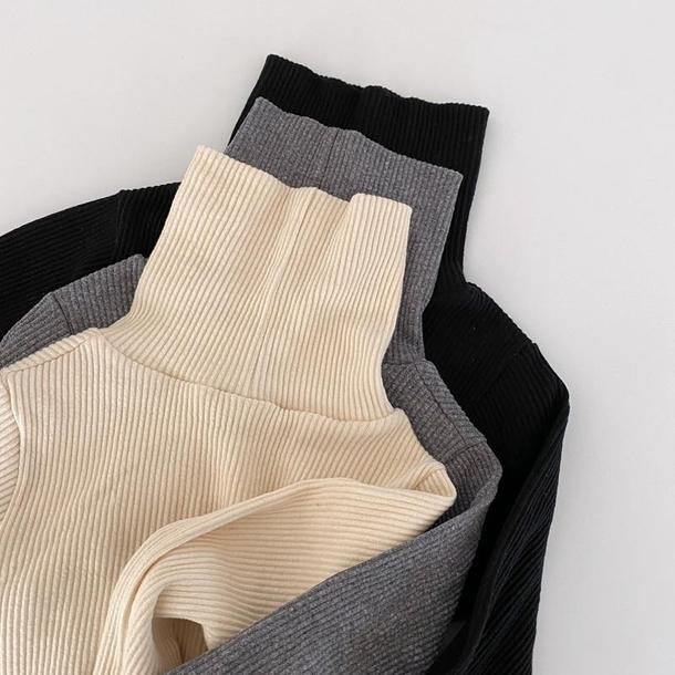 ハイネックストレッチリブニット 4113-画像4-韓国ファッション通販POPREA［ポップリア］