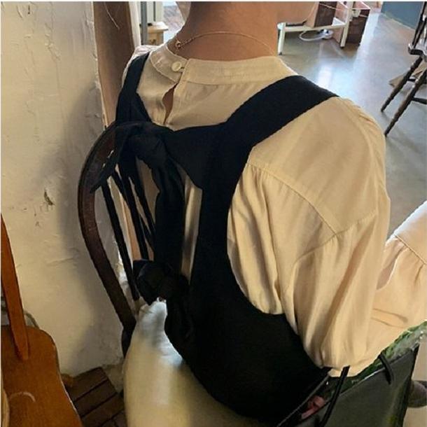 バックリボンジャンスカ 3341-画像4-韓国ファッション通販POPREA［ポップリア］