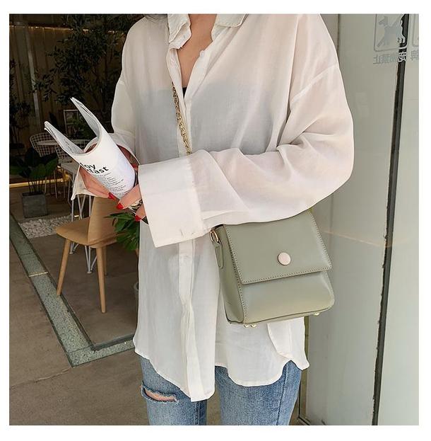 オールマッチシンプルショルダーバッグ 4371-画像4-韓国ファッション通販POPREA［ポップリア］