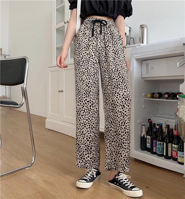 レオパードリラックスパンツ 3691-画像4-韓国ファッション通販POPREA［ポップリア］