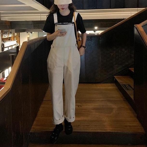 ナチュラルデニムサロペット 3516-画像4-韓国ファッション通販POPREA［ポップリア］