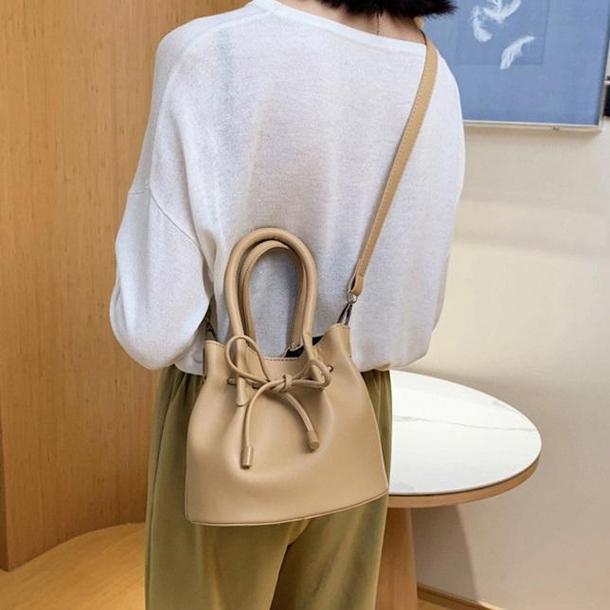 エコレザーリボンショルダーバッグ 3778-画像4-韓国ファッション通販POPREA［ポップリア］
